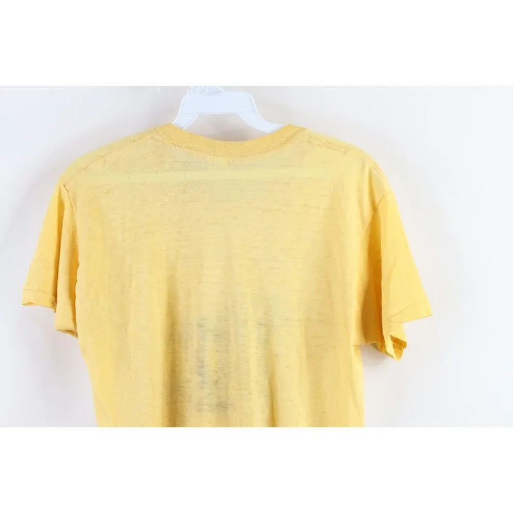 Vtg 70s Mens Large Thrashed Thin Spell Out King Kong Short Sleeve T-Shirt USA - Picture 16 of 16